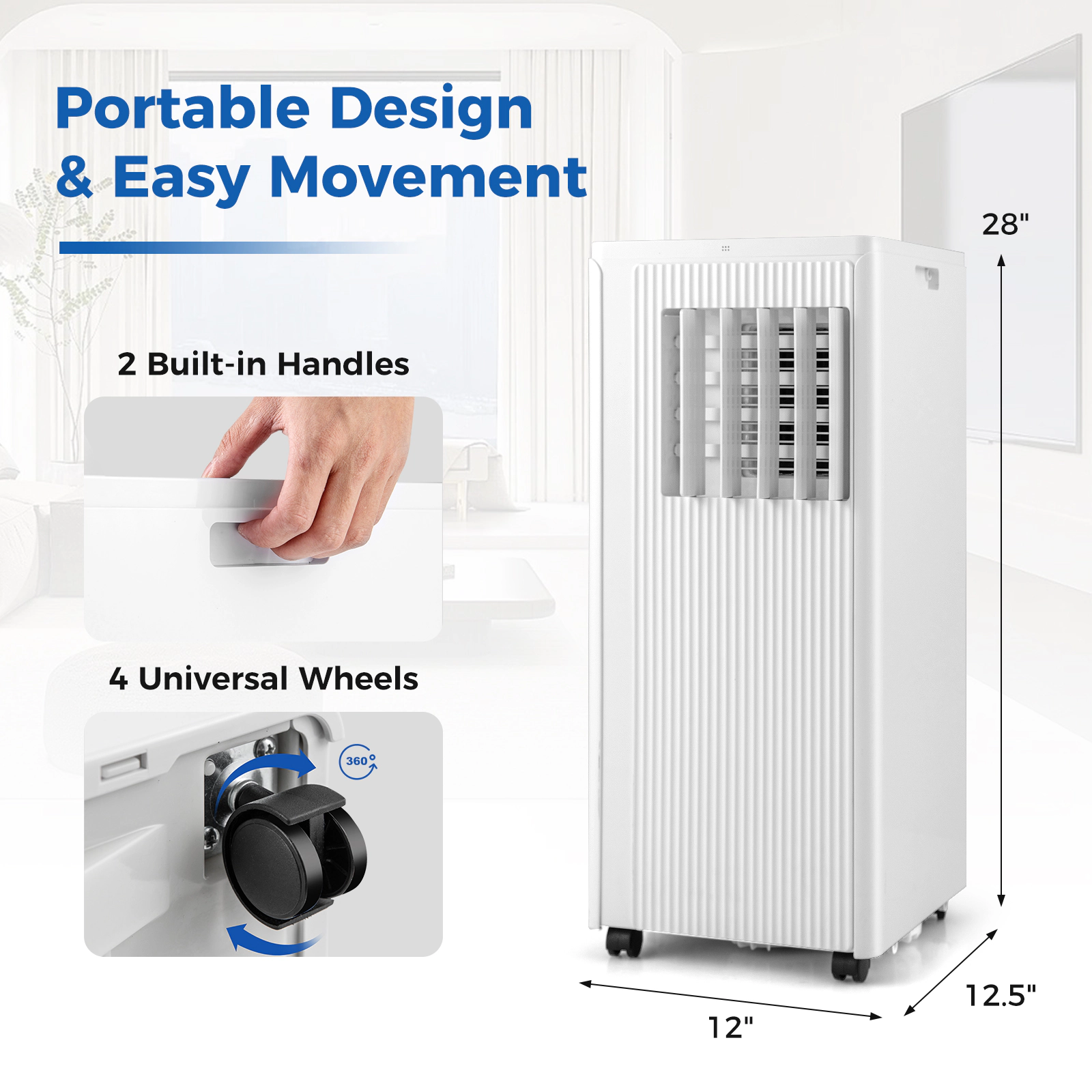 SlickBlue Unisex Portable 10000 BTU Air Conditioner