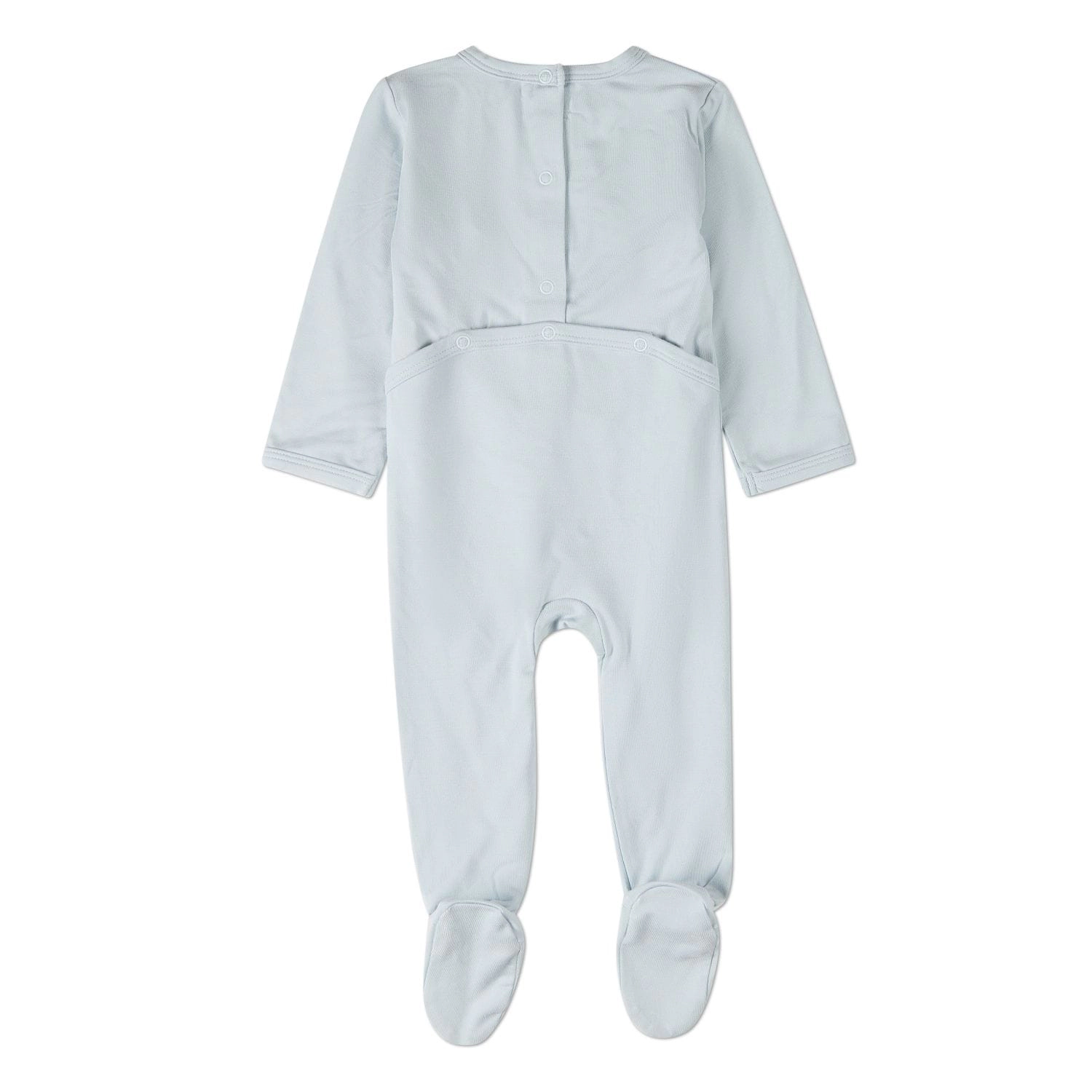 MeMoi Baby "Bear On A Shelf" Modal-Blend Back-Snap Footie