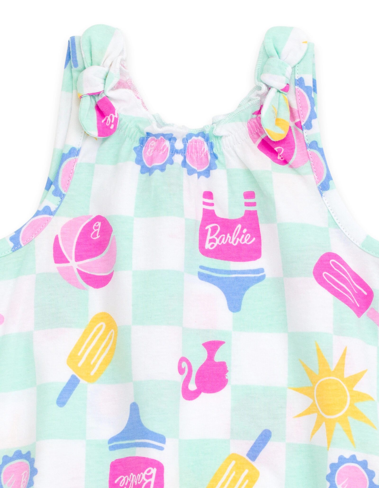Barbie Baby Girls' Sleeveless Bubble Romper