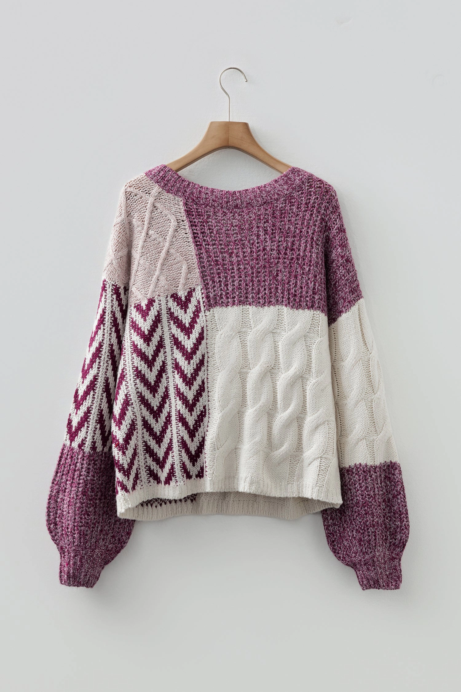 Threaded Pear Women's Elliott Back Loose Fit Sweater