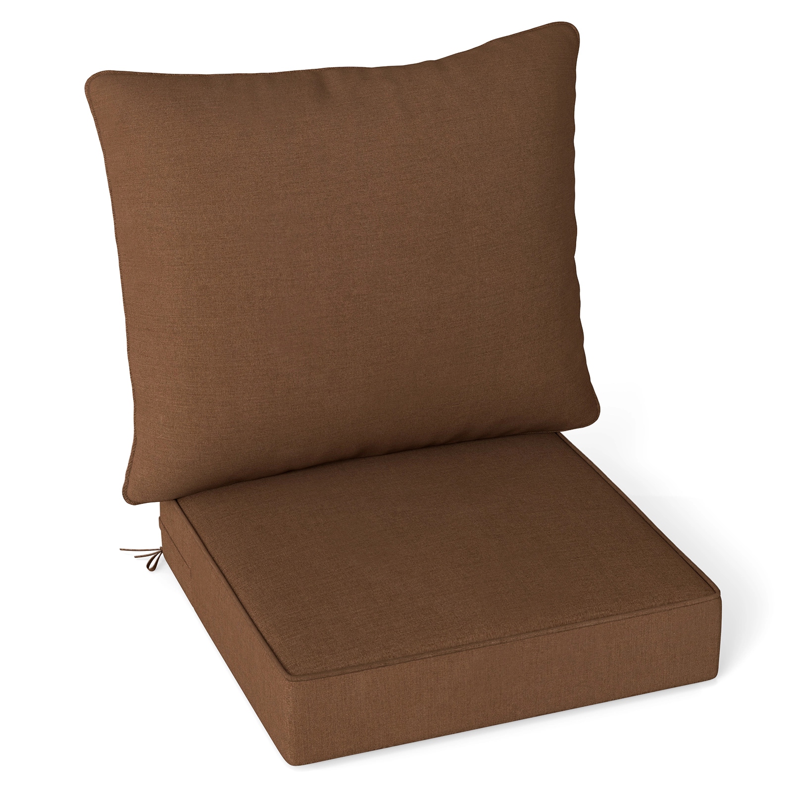 SlickBlue Deep Seat Chair Cushion Pads Set with Rope Belts