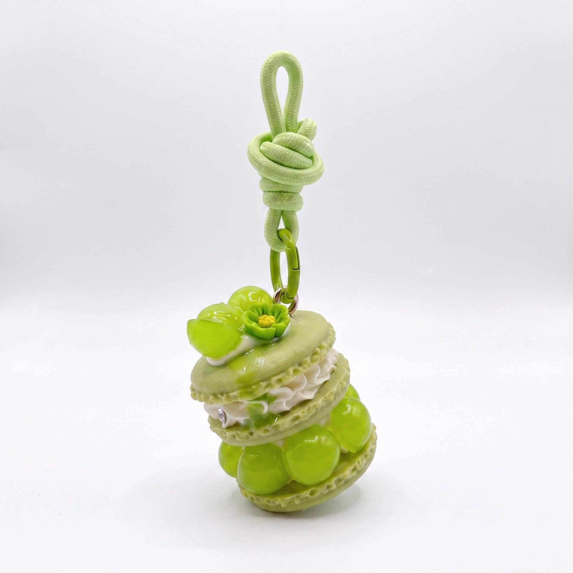 Alilang Womens Bag Charm with Hanging Loop and Decorative Dessert Accent