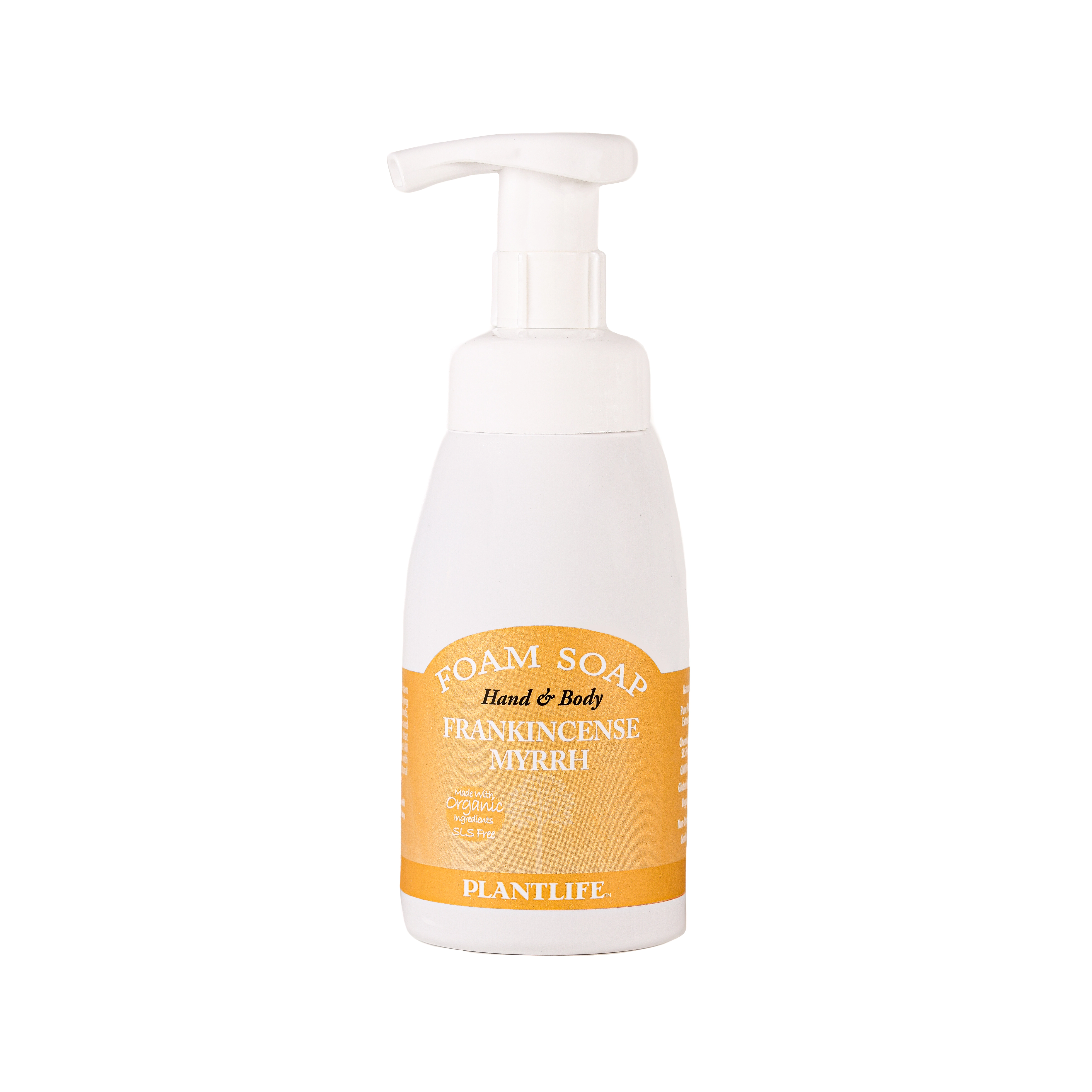Plantlife Frankincense Myrrh Hand & Body Foam Soap