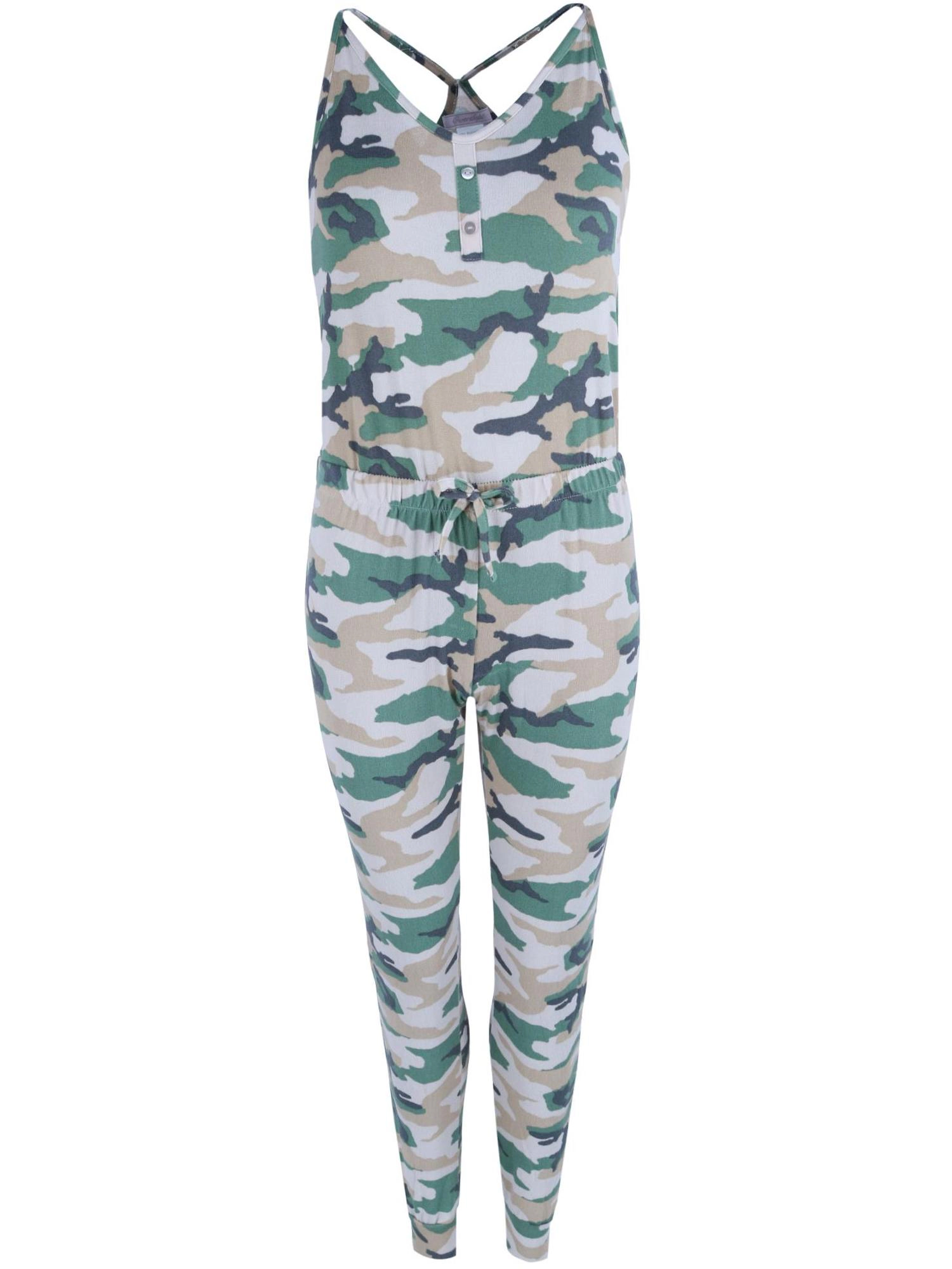 Overslept Women's Camo Print Knit Pajama Jumper