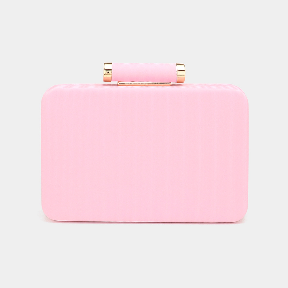 Fashnzfab Solid Embossed Clutch / Crossbody Bag