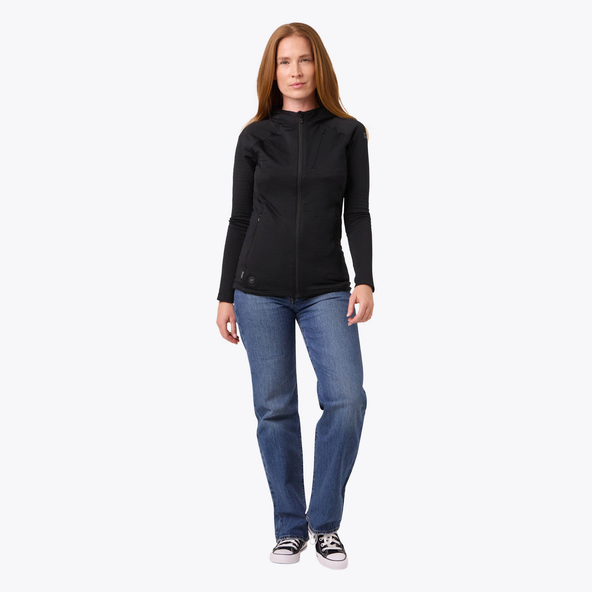 Mobile Warming Women's  Element Mid-Layer Full Zip Hoodie