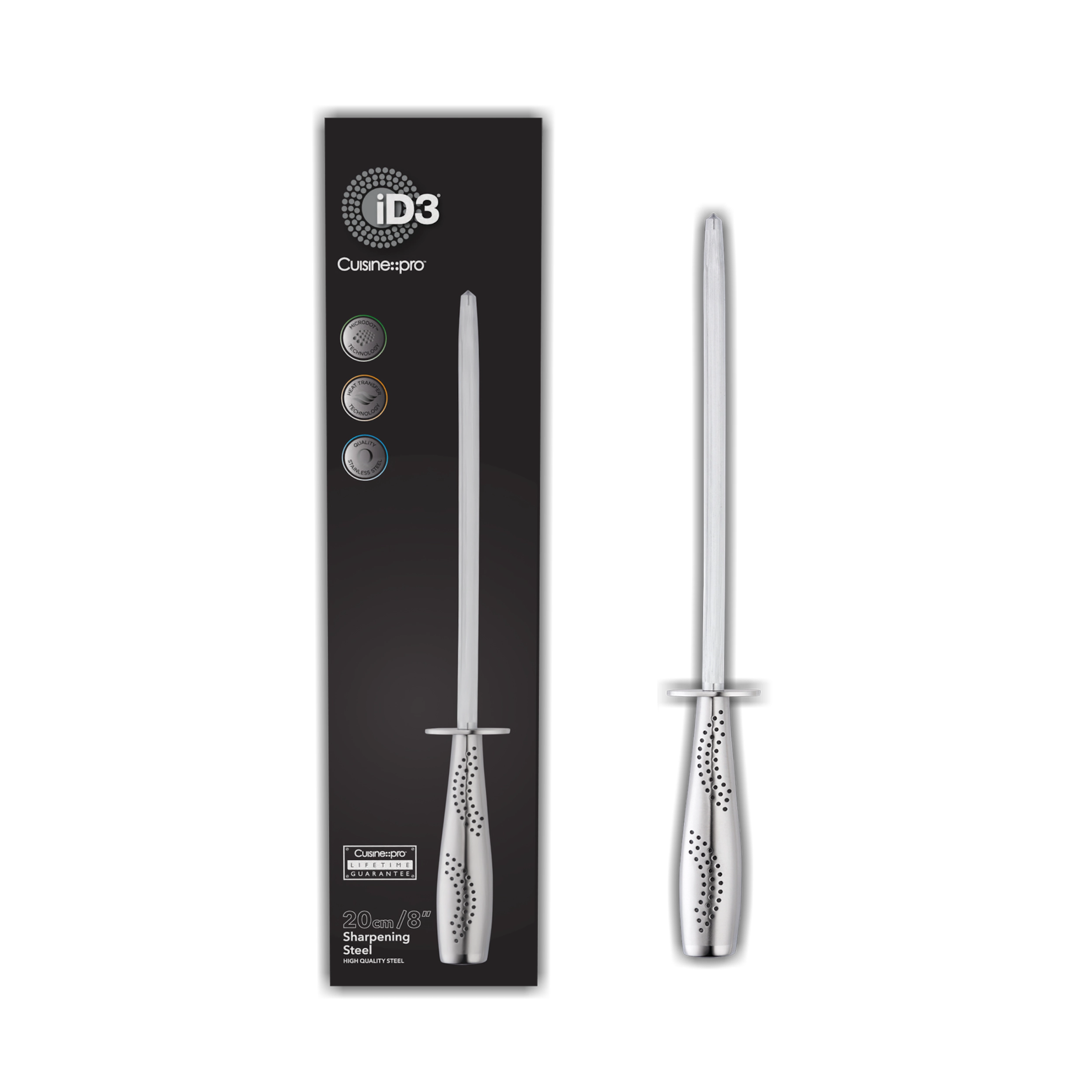 Cuisine::pro® iD3® Sharpening Steel 8"