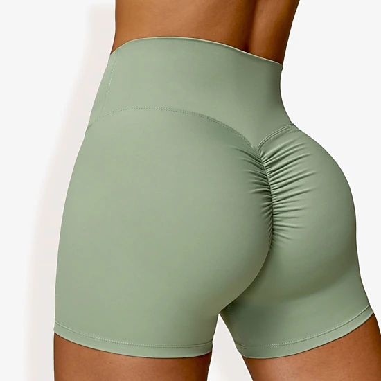 Anna-Kaci Women's High Waist Scrunch Butt Yoga Shorts