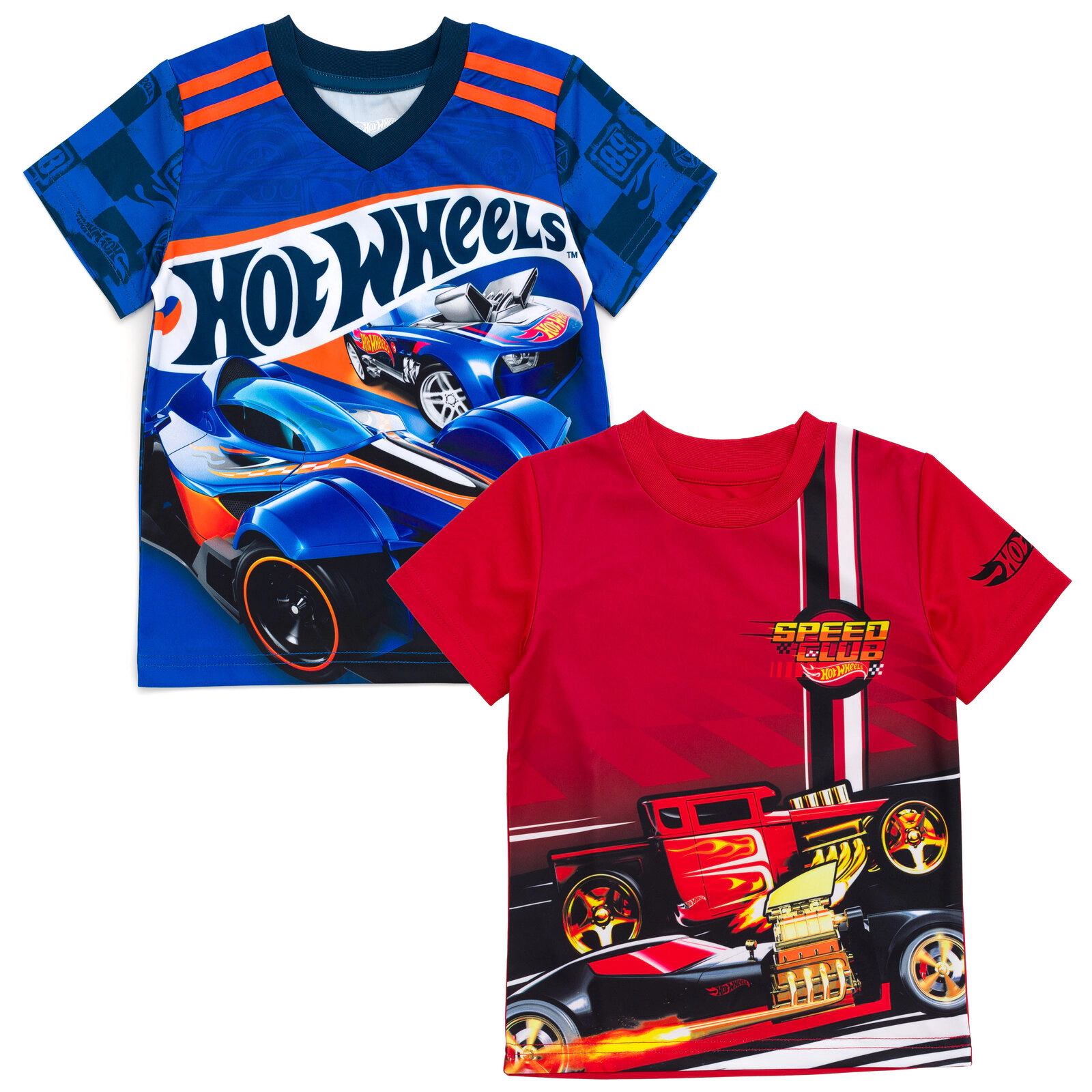 Hot Wheels Boys' 2-Pack Athletic T-Shirts