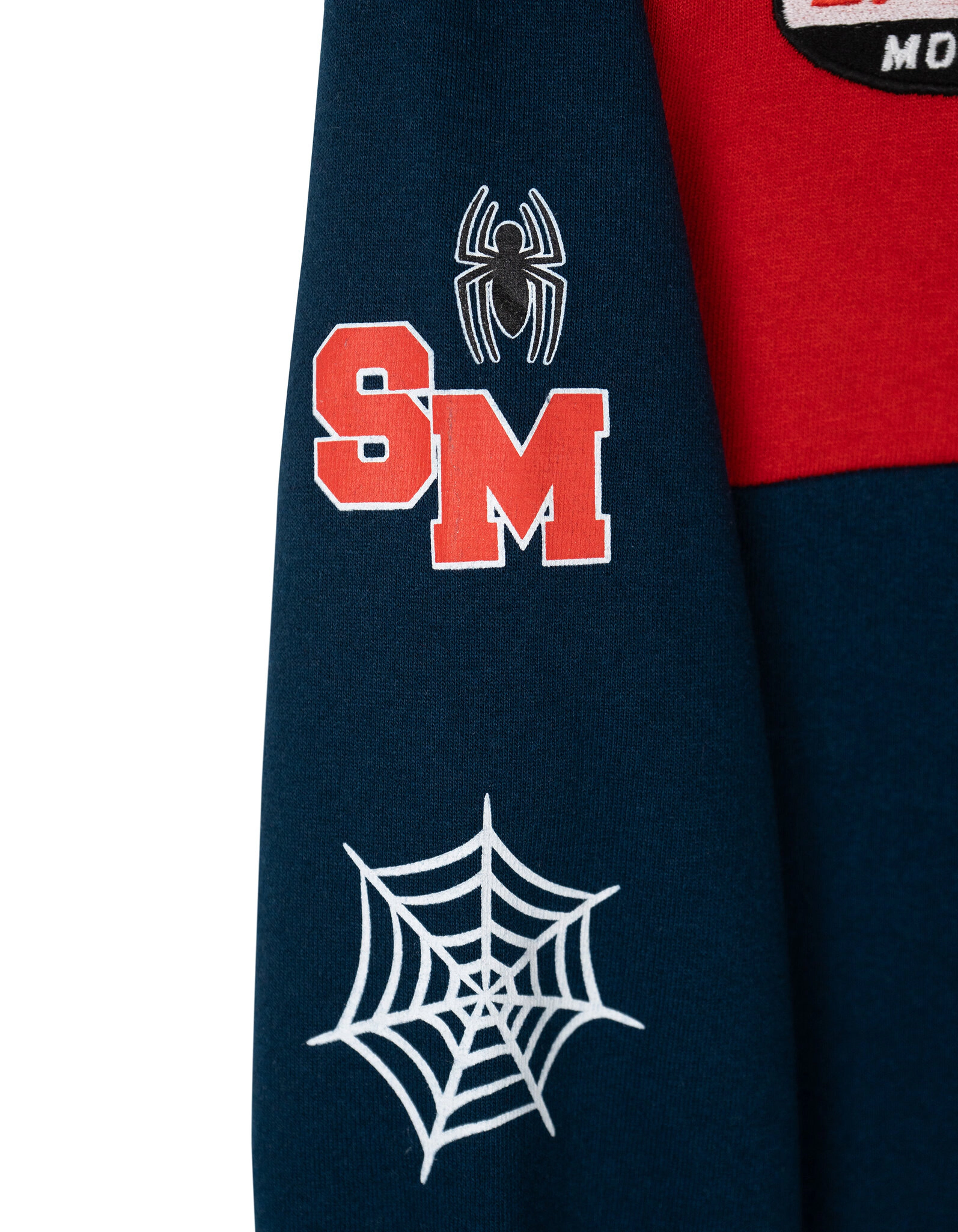 Marvel Spider-Man Boys' Racing Fleece Quarter Zip Sweatshirt