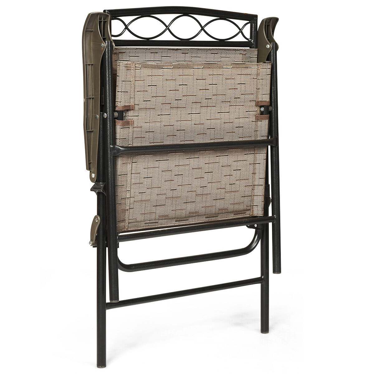 LJG Set of 4 Patio Folding Chairs