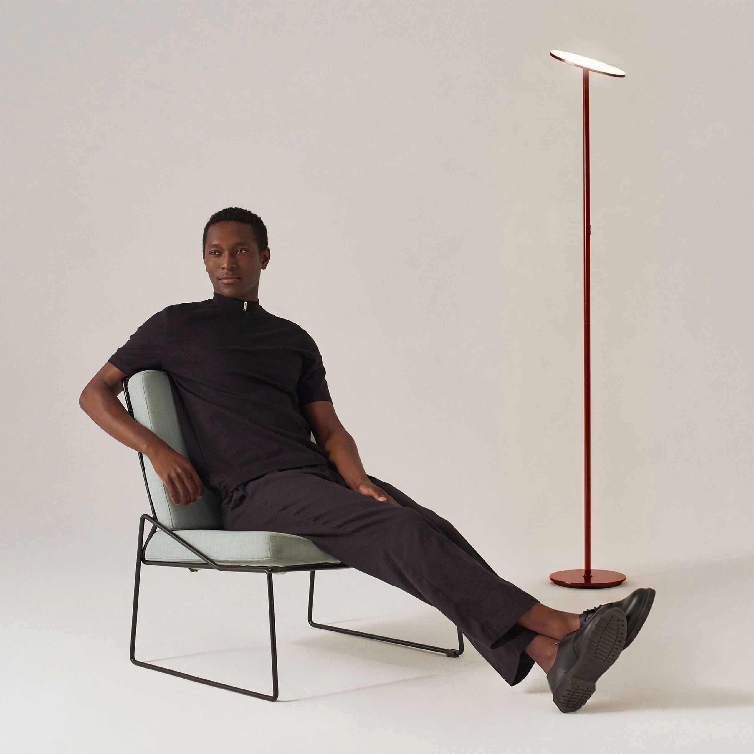 Brightech Sky Torchiere Adjustable Floor Lamp