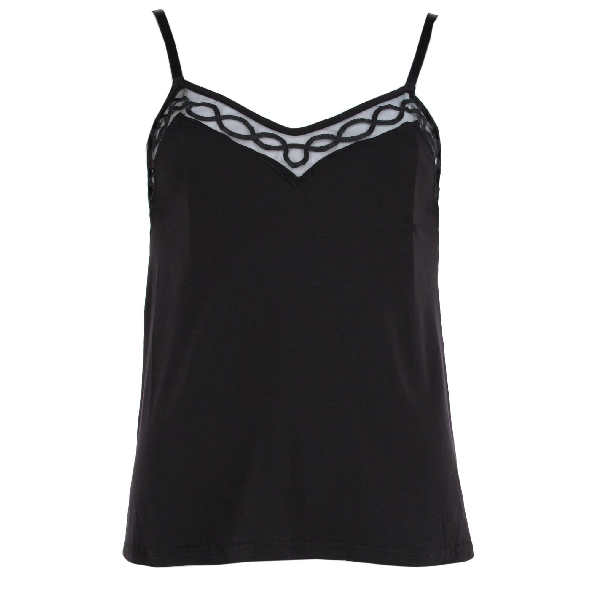 Rachel Roy Women's Laced Embriodery Cami Short Pajama Set