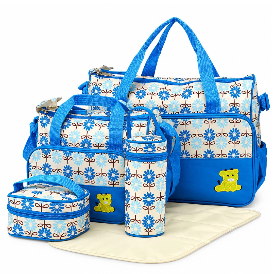 5-Piece Baby Diaper Bag Set
