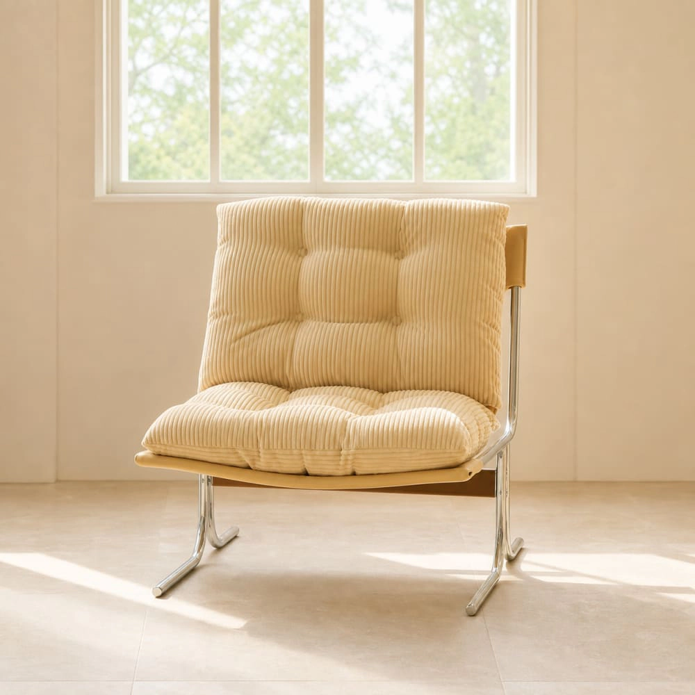 GOODSILO Comfortable Faux Leather Accent Chair