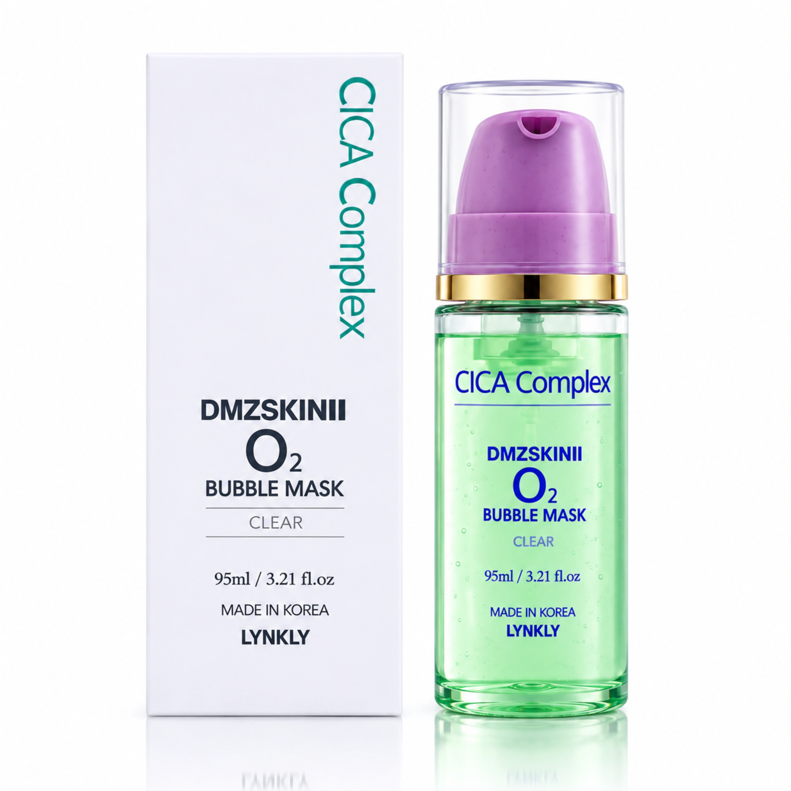 DMZSKINII K-Beauty Cica Complex Soothing and Revitalizing O2 Clear
