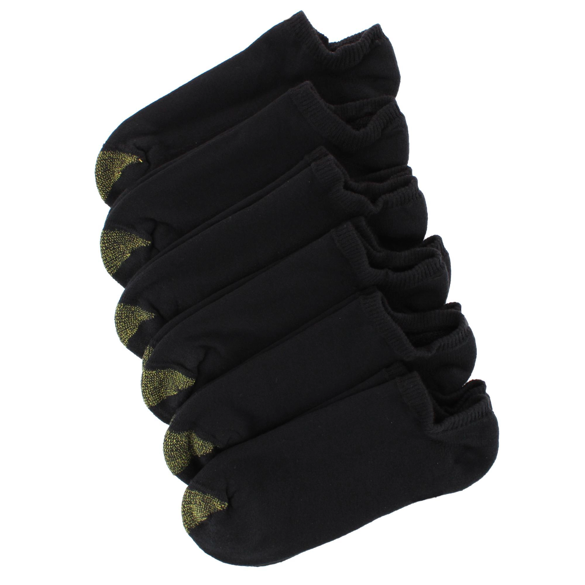 Gold Toe Men's Cushioned Cotton No Show Socks (6 Pack)