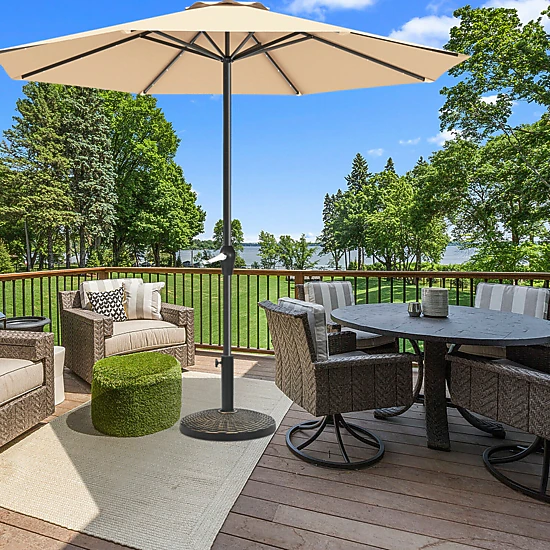 jcpenney patio umbrellas Jentafix 10x13 FT Wood Pattern Umbrella, Large Deluxe Cantilever Rectangular Double Top Heavy Duty Offset with 360° Rotation, Outdoor shade for Garden Deck Pool Patio, Grey : Patio this market umbrella is perfect for poolside lounging Slickblue Fillable Rolling Patio Umbrella