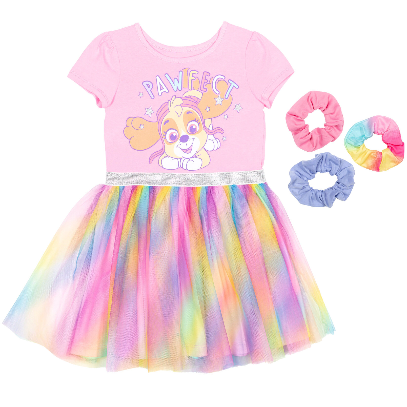 Paw Patrol Skye Girls' Tutu Dress and Scrunchie Set