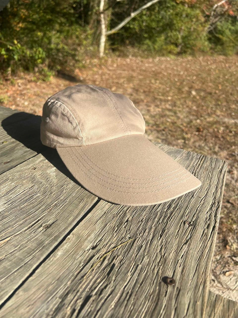 CTM Cotton Long 5 Inch Bill Visor Baseball Cap
