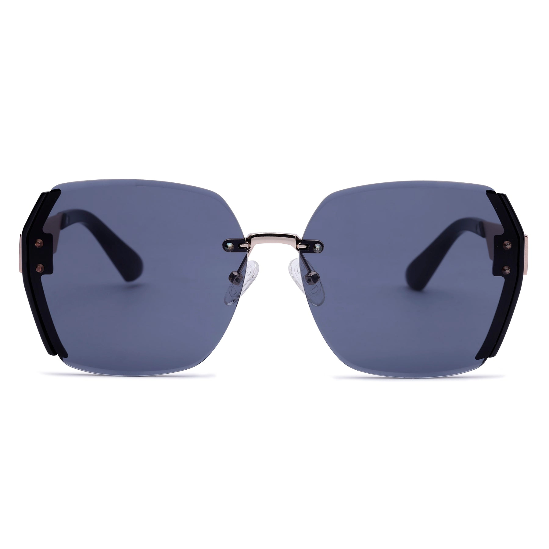 AGP PARIS Women's Bold Square Acetate Gradient Lens UV400 Sunglasses