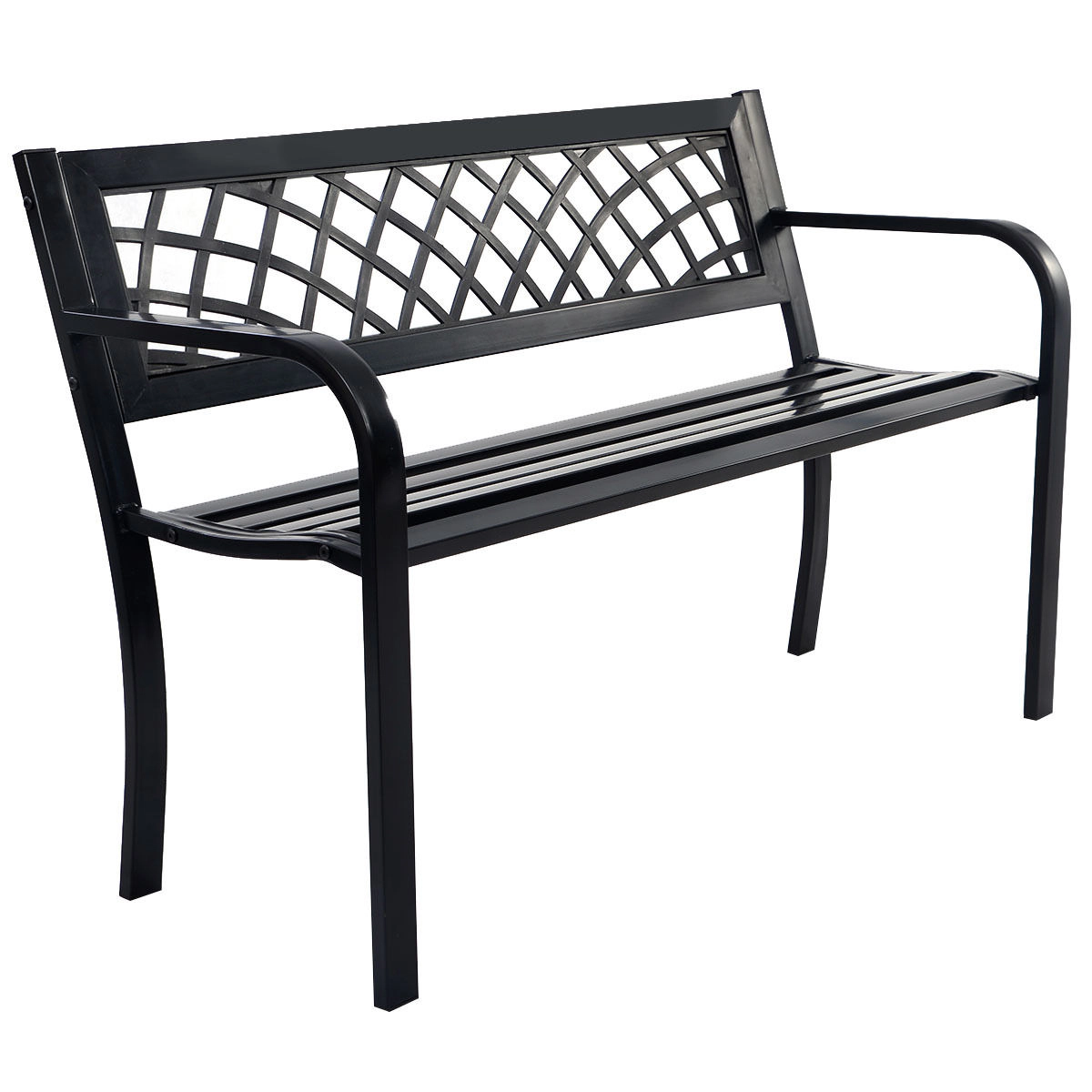 LJG Bench Deck with Steel Frame for Outdoor
