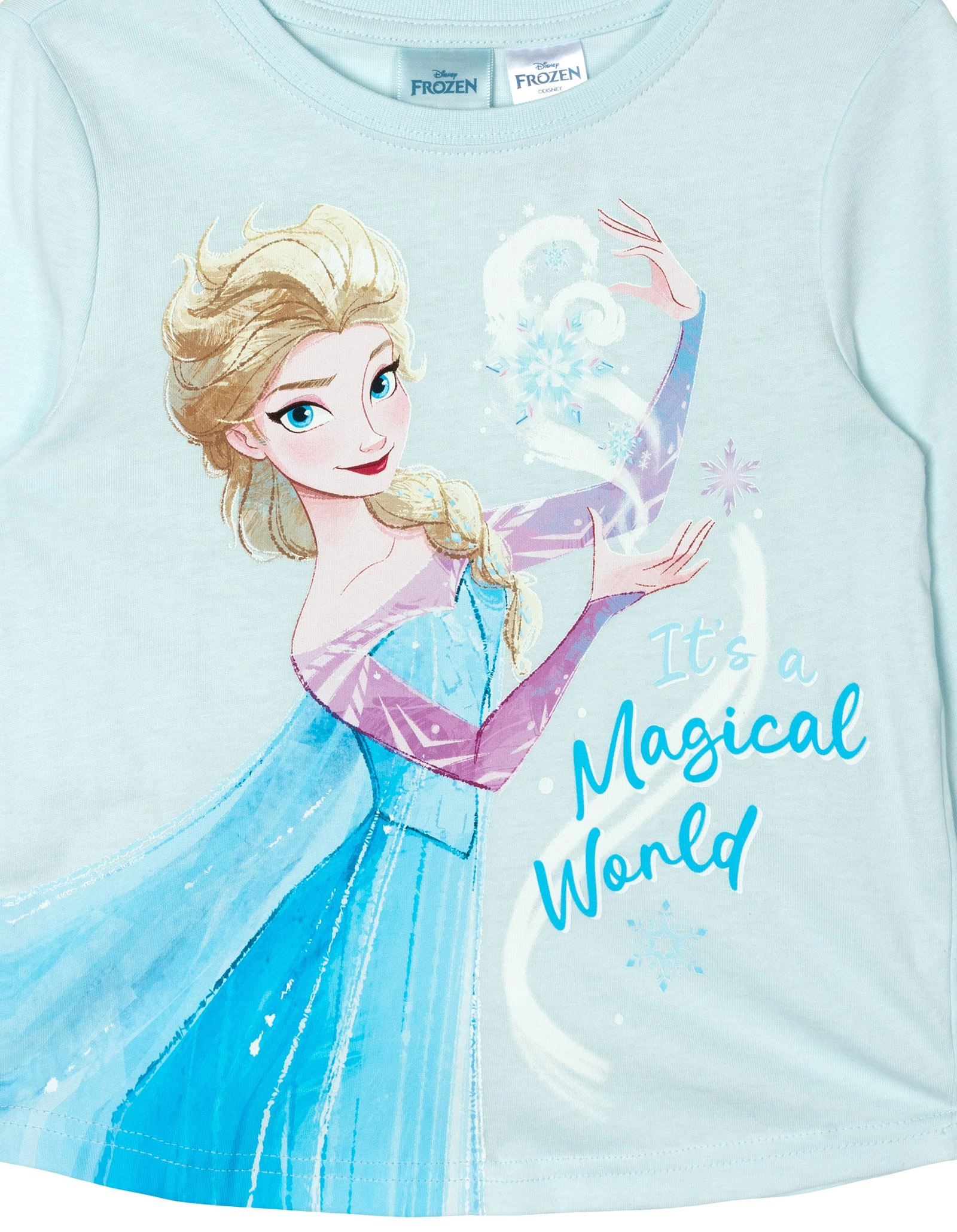 Disney Girls' Long Sleeve Tee and Sequin Skirt Set