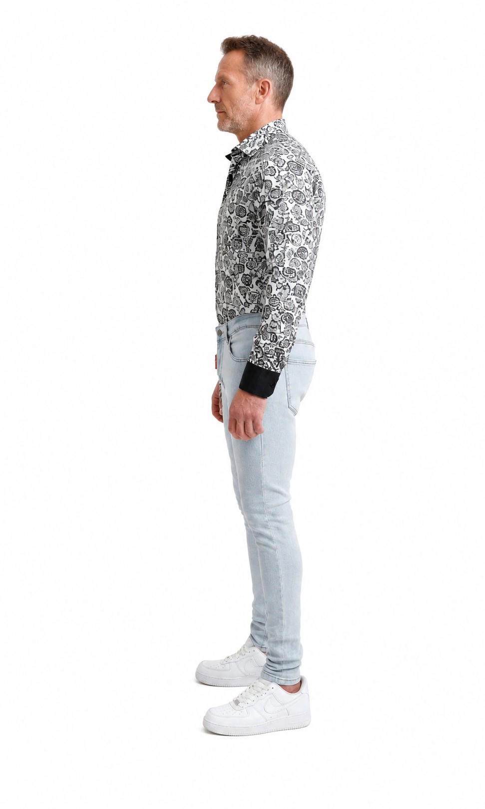 Elie Balleh Men's slim fit skinny jeans