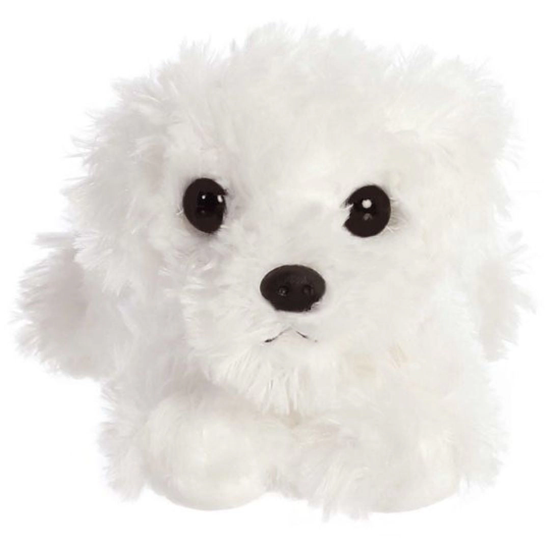 Aurora Mini Flopsie Snowball Bichon Frise 8-Inch Stuffed Animal Plush