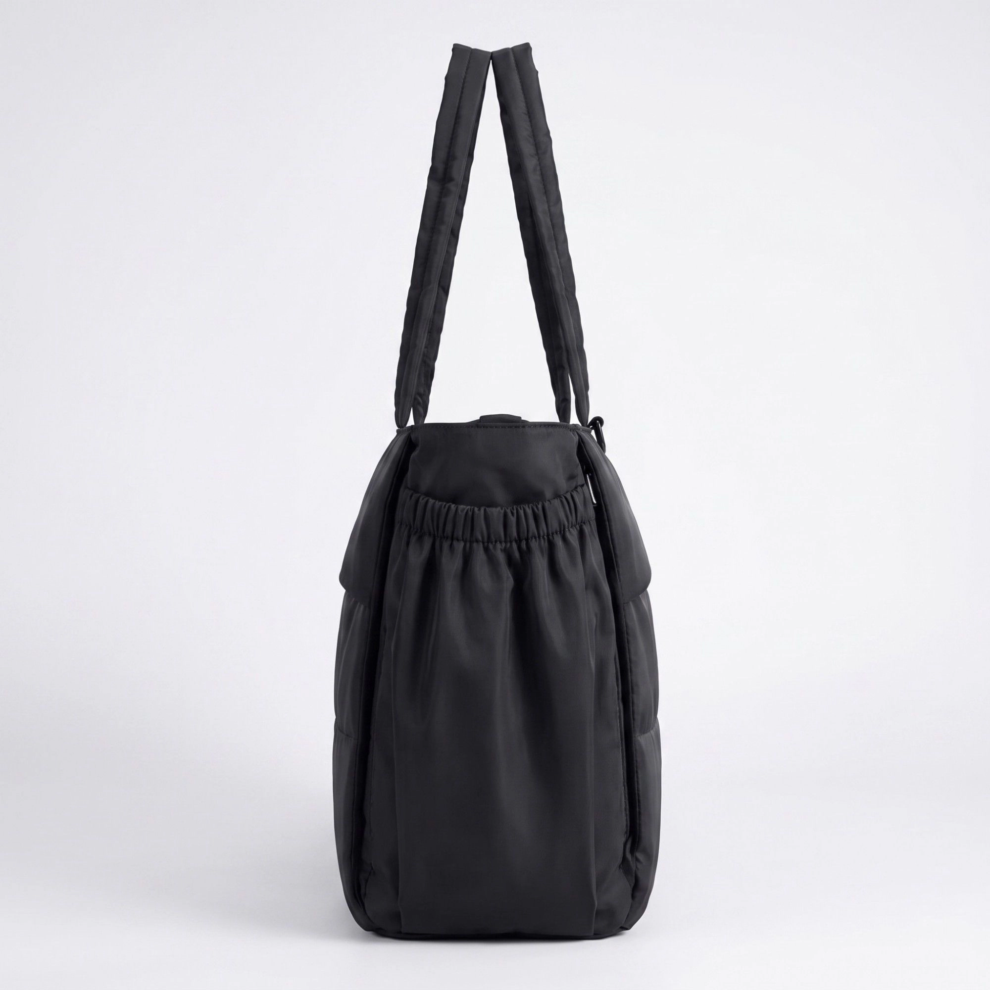 Alilang Women's Oversized Padded Tote Bag with Multi Outer Pockets and Long Shoulder Straps 16.5x6.1x13in