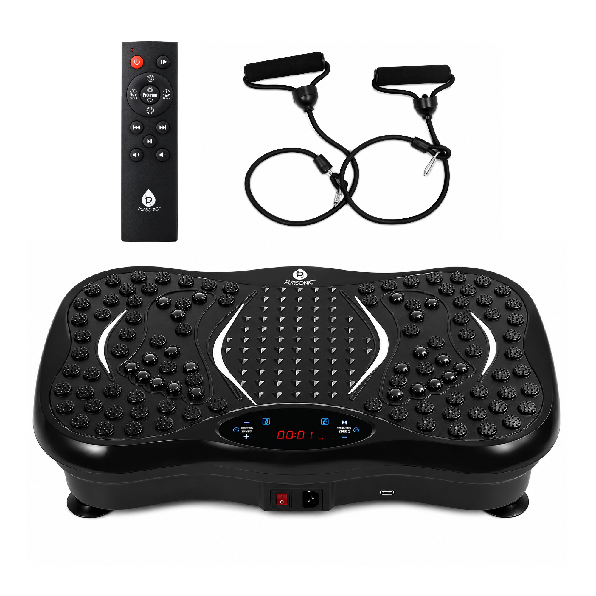 Pursonic Vibration Plate Fitness Platform – Full-Body Exercise Machine