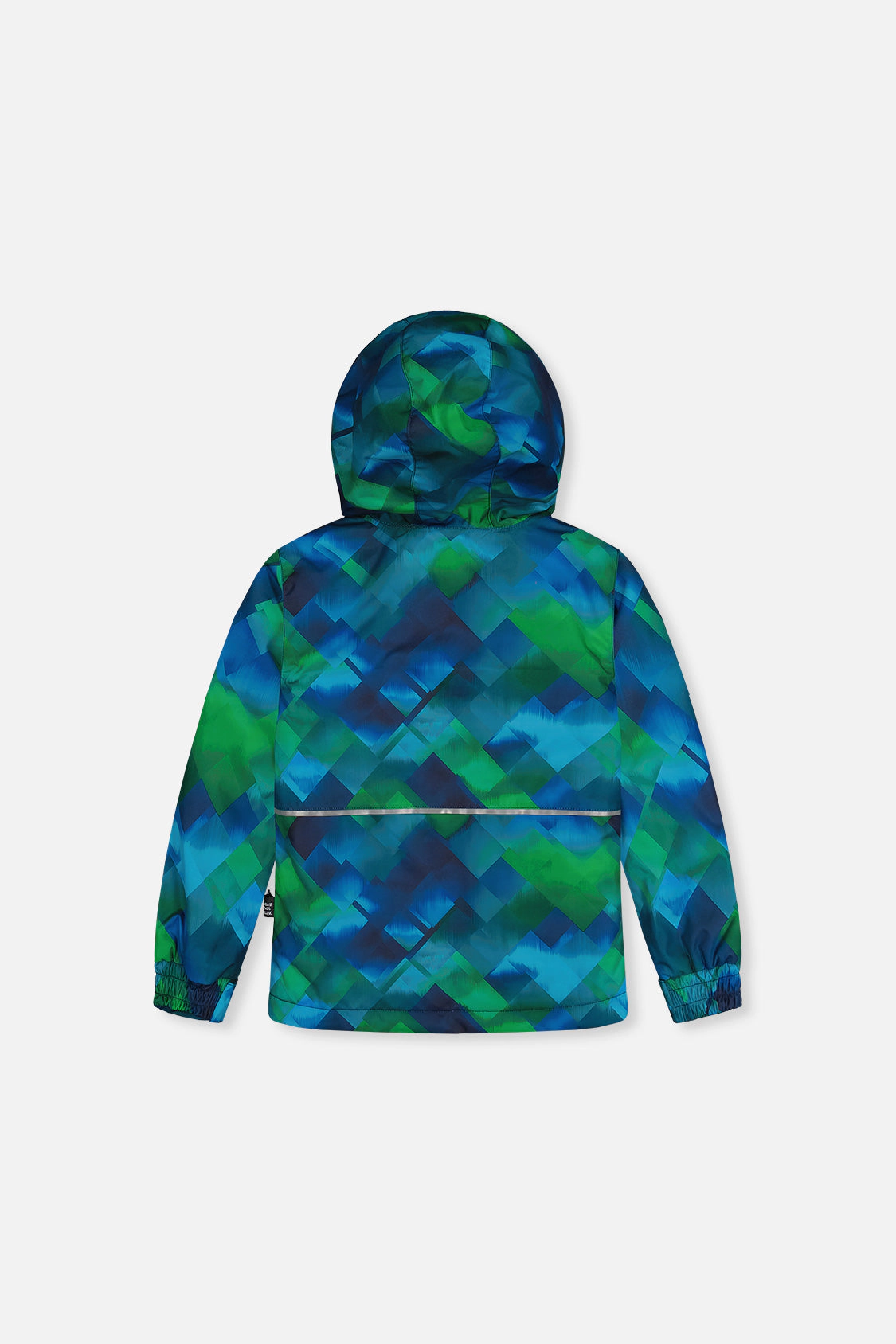 Deux par Deux Boys Checkered Print Lightweight Two Piece Snowsuit with Hooded Jacket and Snow Pants