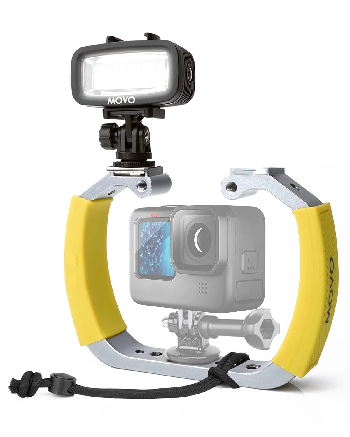 Movo DiveRig4 Diving Rig Bundle with Waterproof LED Light