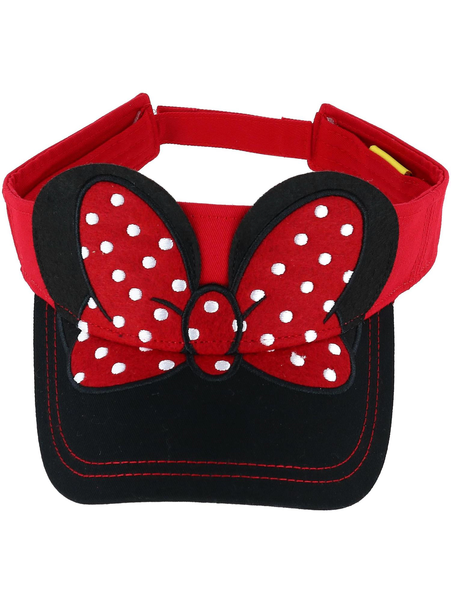 Jerry Leigh Disney Women's Minnie Mouse Visor with 3D Ears and Bow