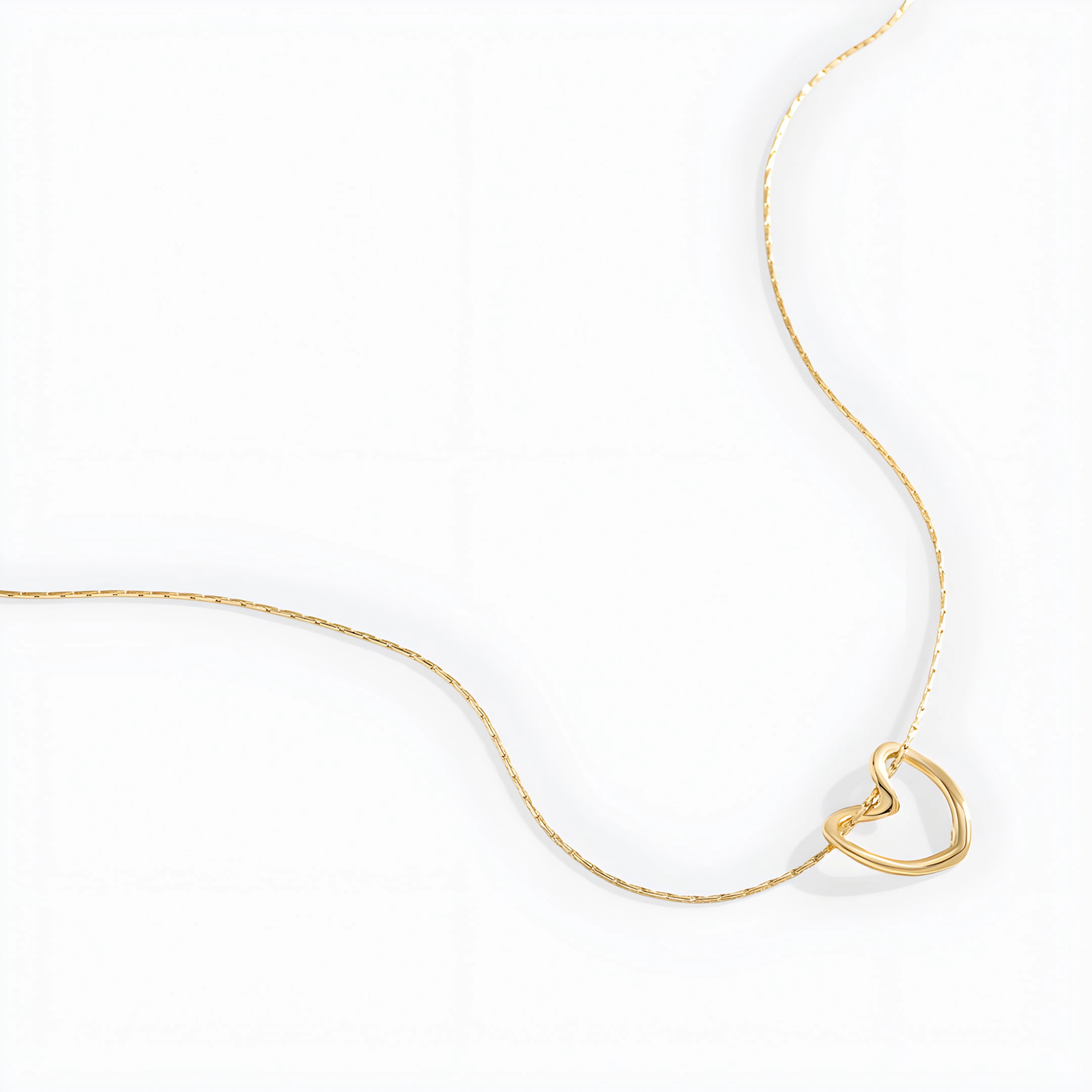 Mint & Lily Women's Open Heart Necklace