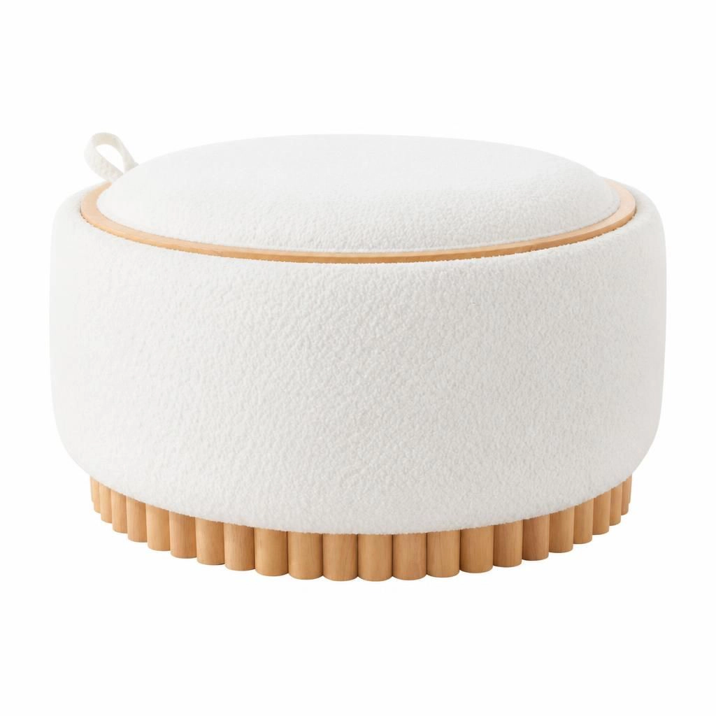 GOODSILO Square Upholstered Multi Functional Ottoman