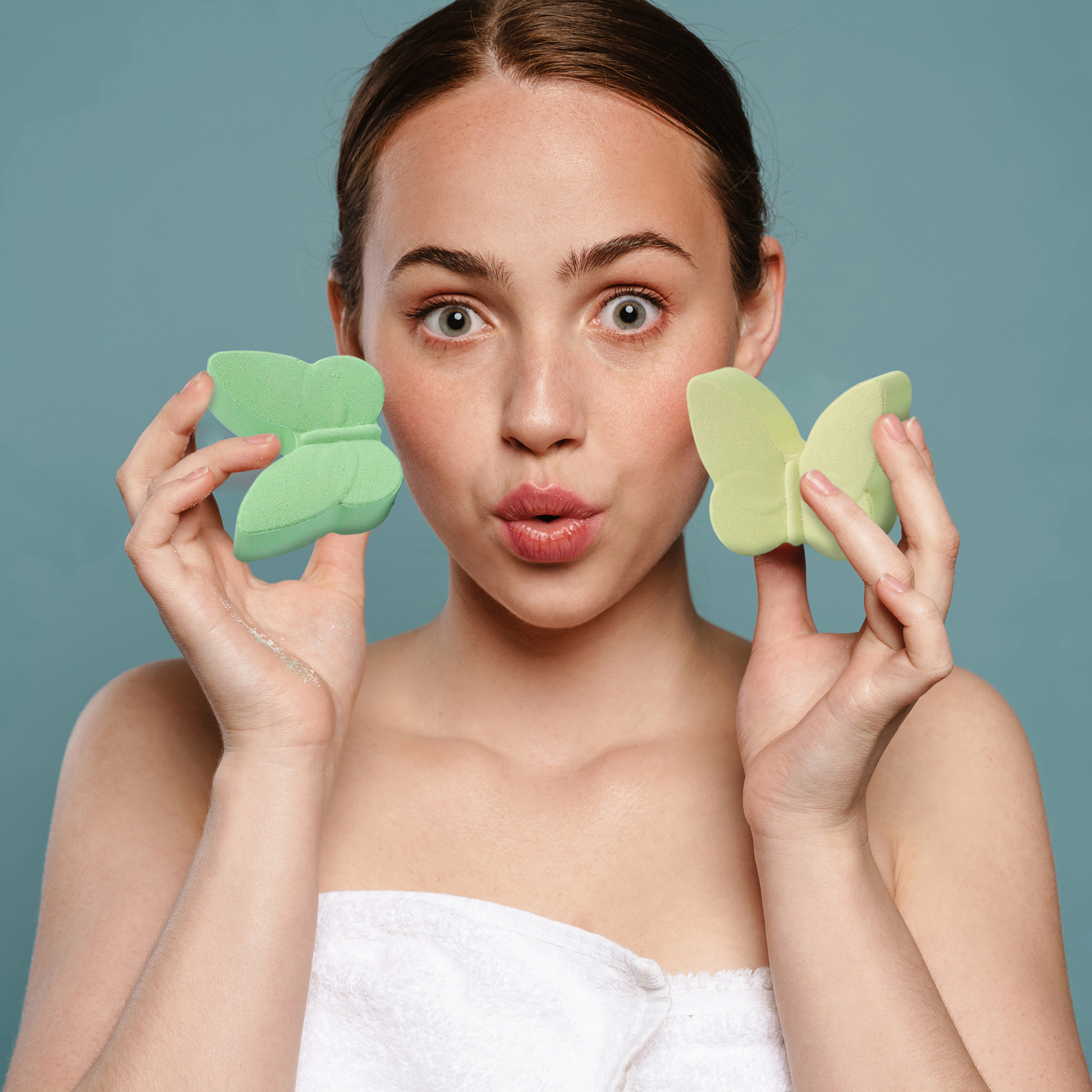 Pursonic Unisex Relaxing Aromatherapy Essential Oil Butterfly Bath Bombs