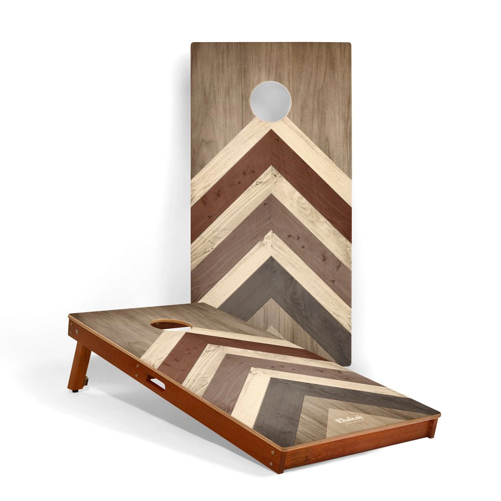Elakai Terra Chevron Mahogany Pathfinder Cornhole Boards