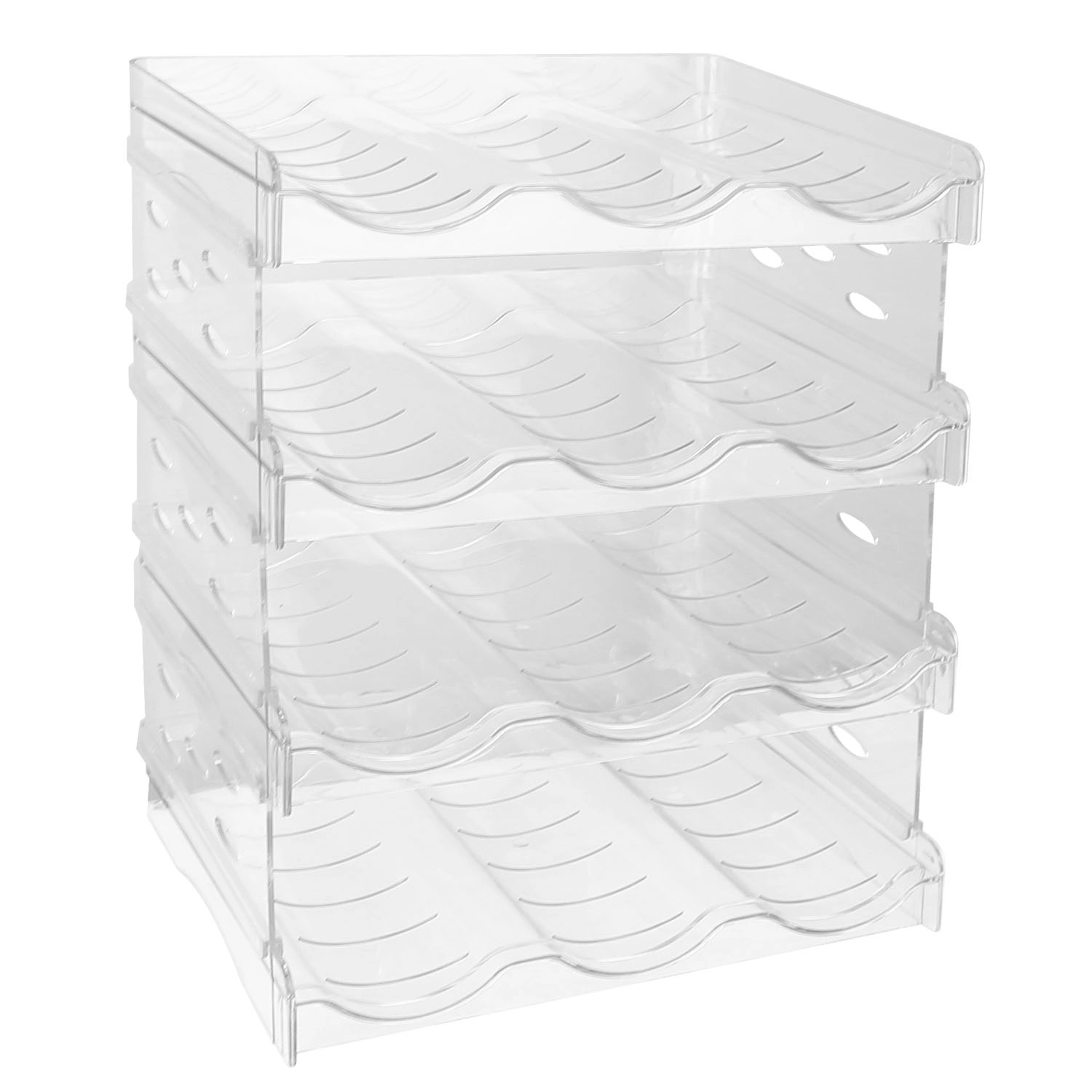 GBruno 4-Tier Stackable Bottle Organizer Holder