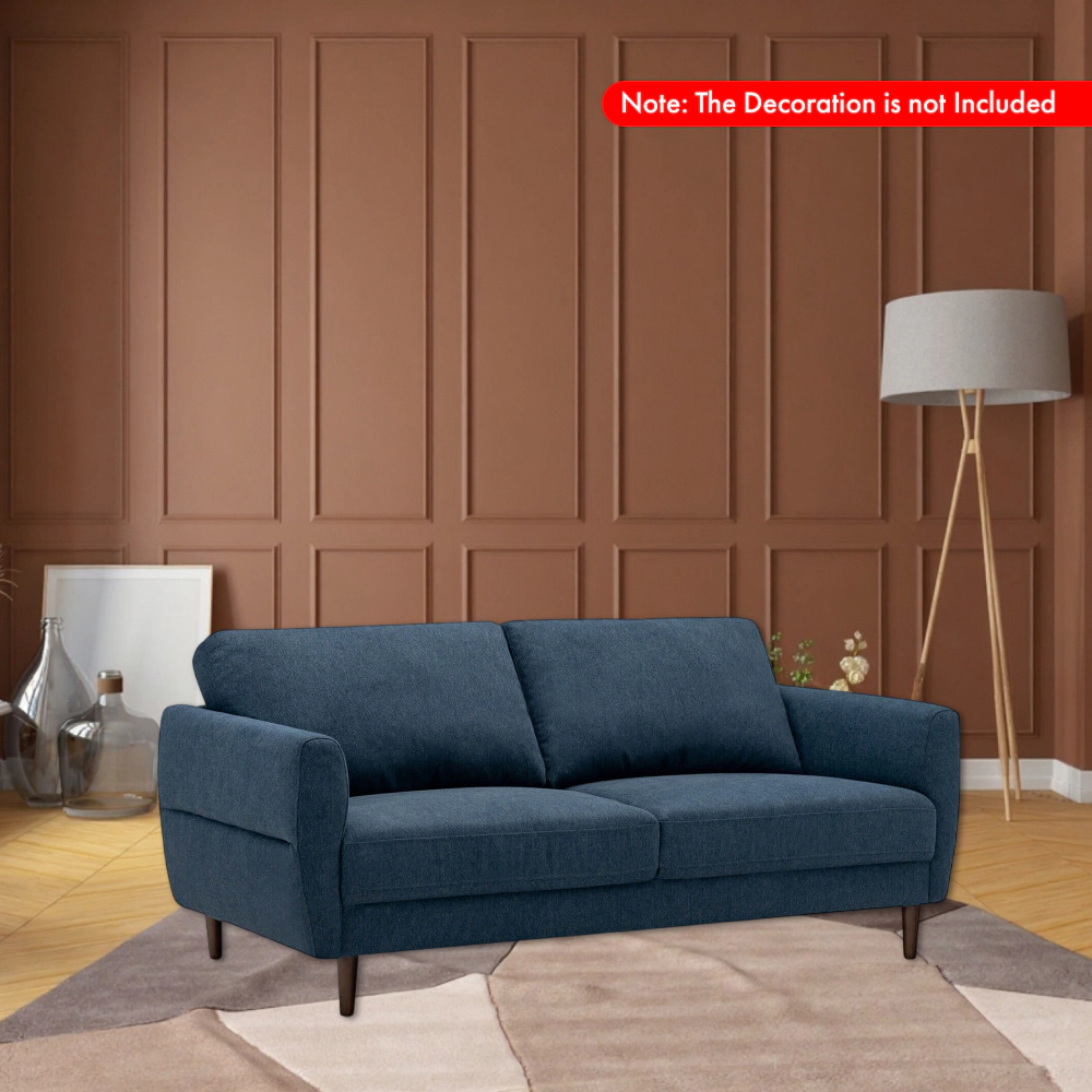 Hivvago 72-Inch Compact Fabric Loveseat Couch with Sturdy Solid Frame
