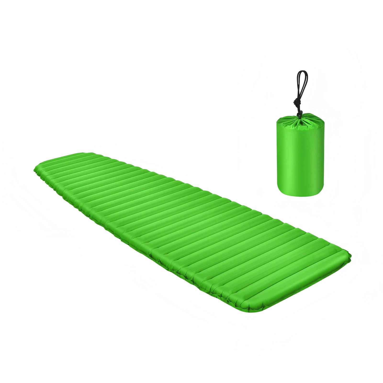 SUGIFT Inflatable Camping Sleeping Pad Green Waterproof Mat with Carry Bag