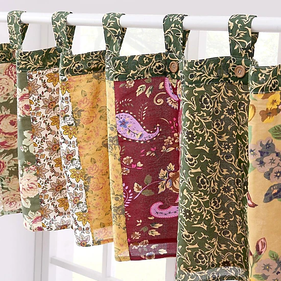 Greenland Home Fashion Antique Chic Window Valance - Multi 84x21"
