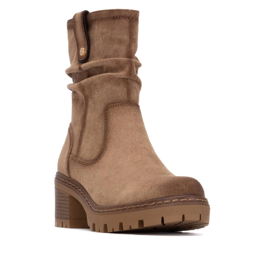 Women's Suede Ankle Booties Refresh Collection By XTI