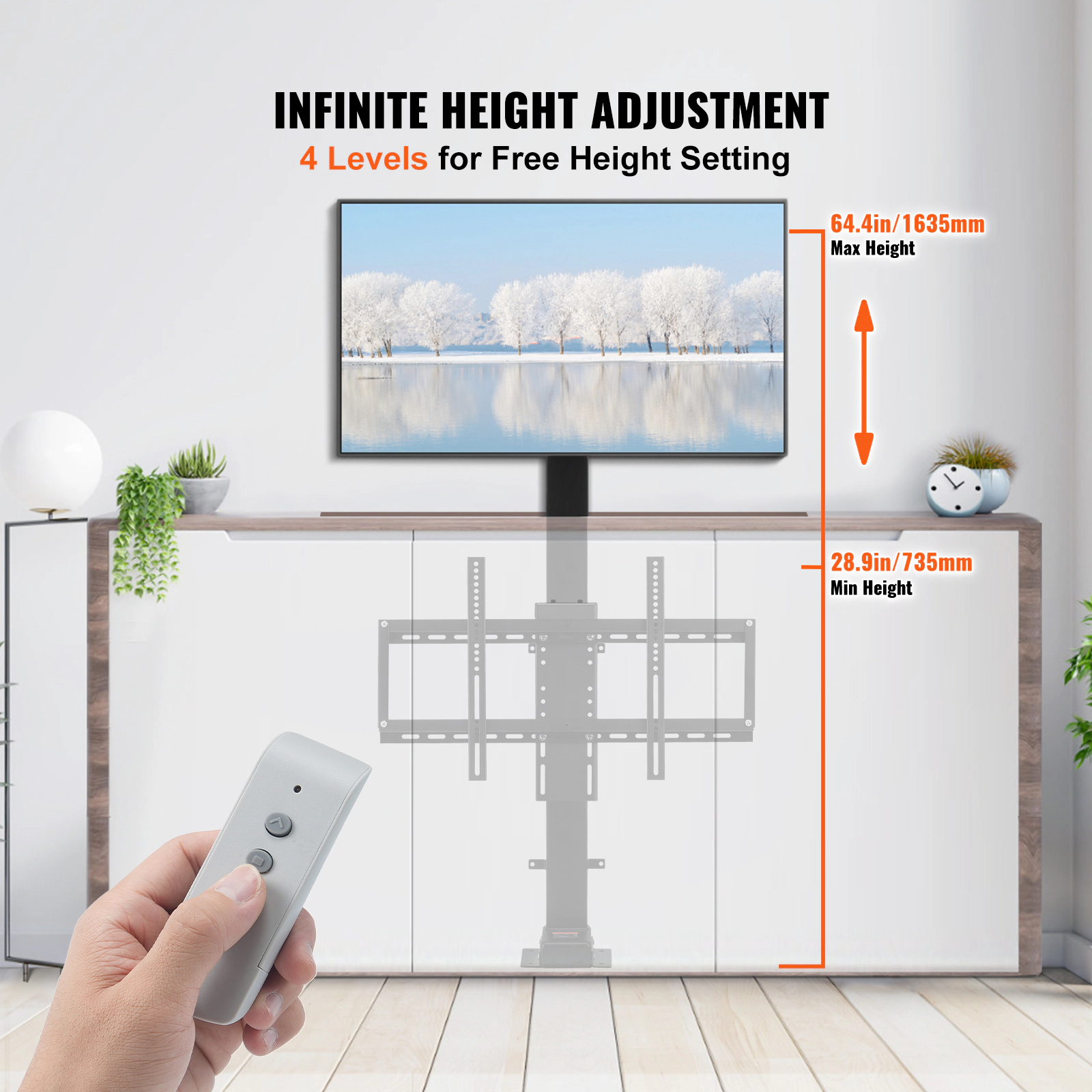 HONGGE Height Adjustable TV Remote