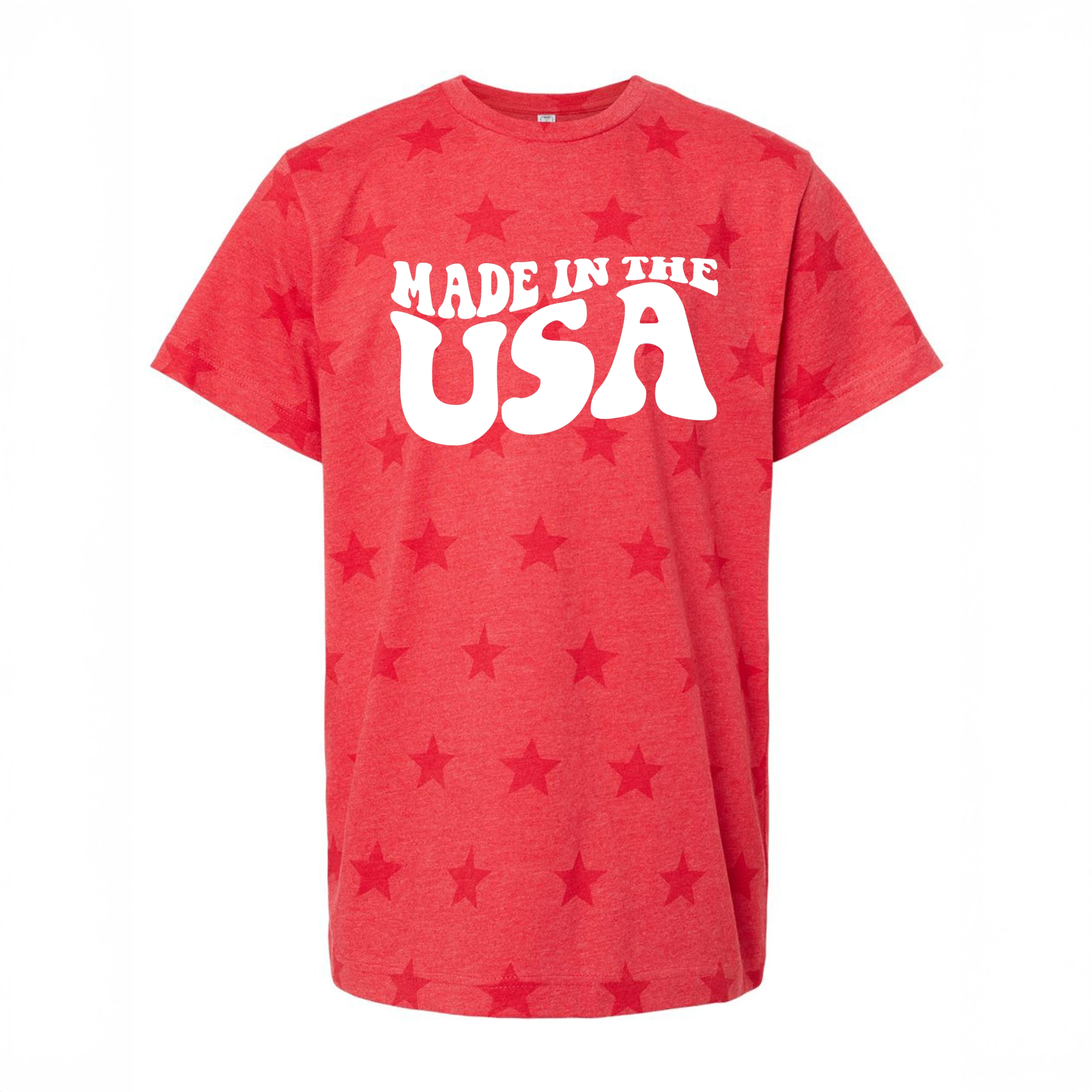 The Juniper Shop - Made USA Wavy Youth Short Sleeve Star Tee