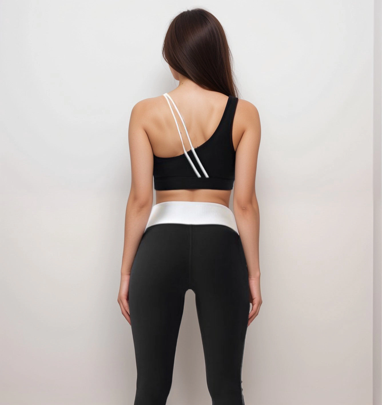Anna-Kaci Womens High Waist Color Block Active Leggings