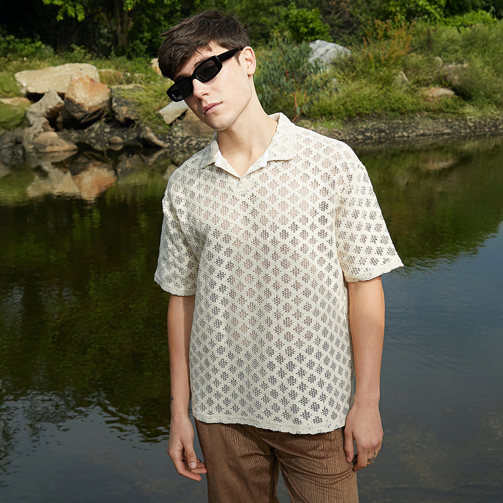 Oblique Oversized Polo T-Shirt