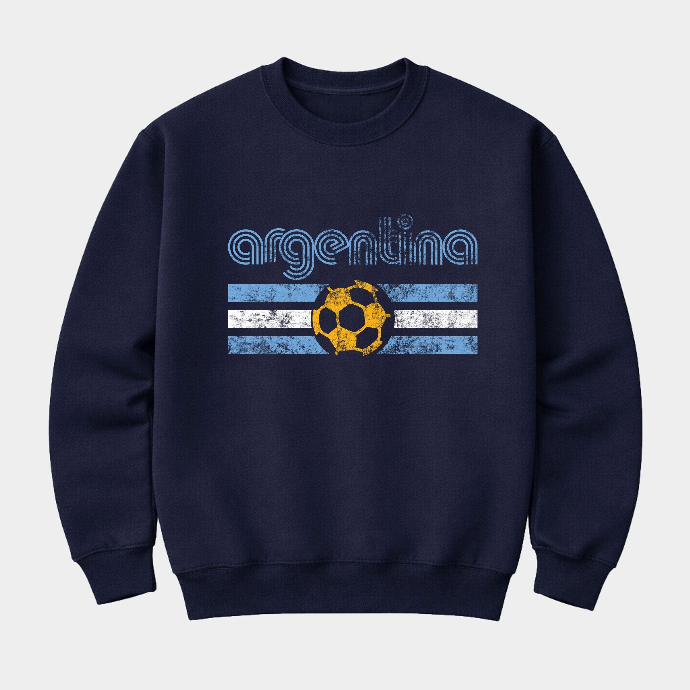 Simply Sage Market - Men's Graphic Sweatshirt Argentina Soccer Flag