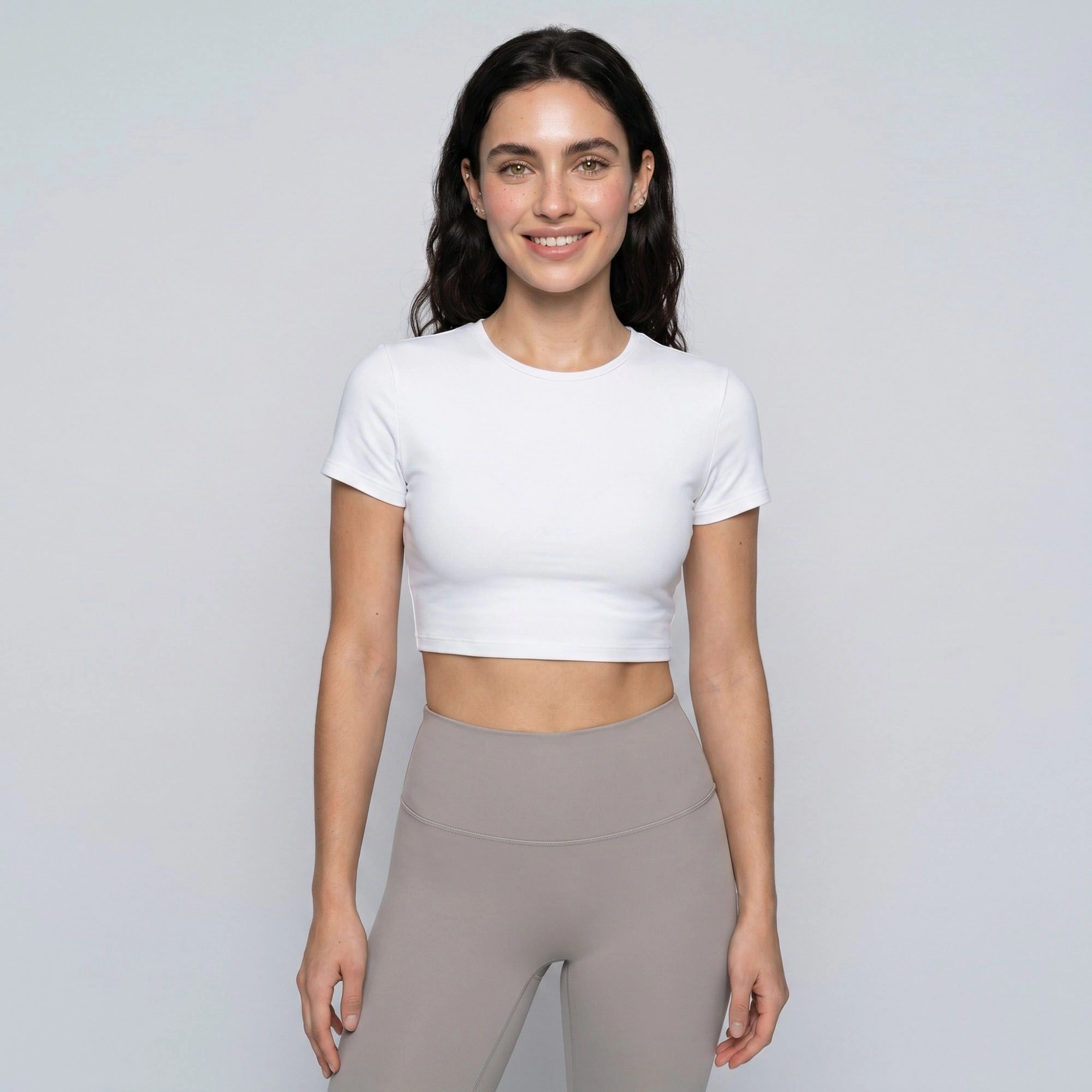 Anna-Kaci Women's High Waist Leggings with V Seam and Smooth Stretch Fit