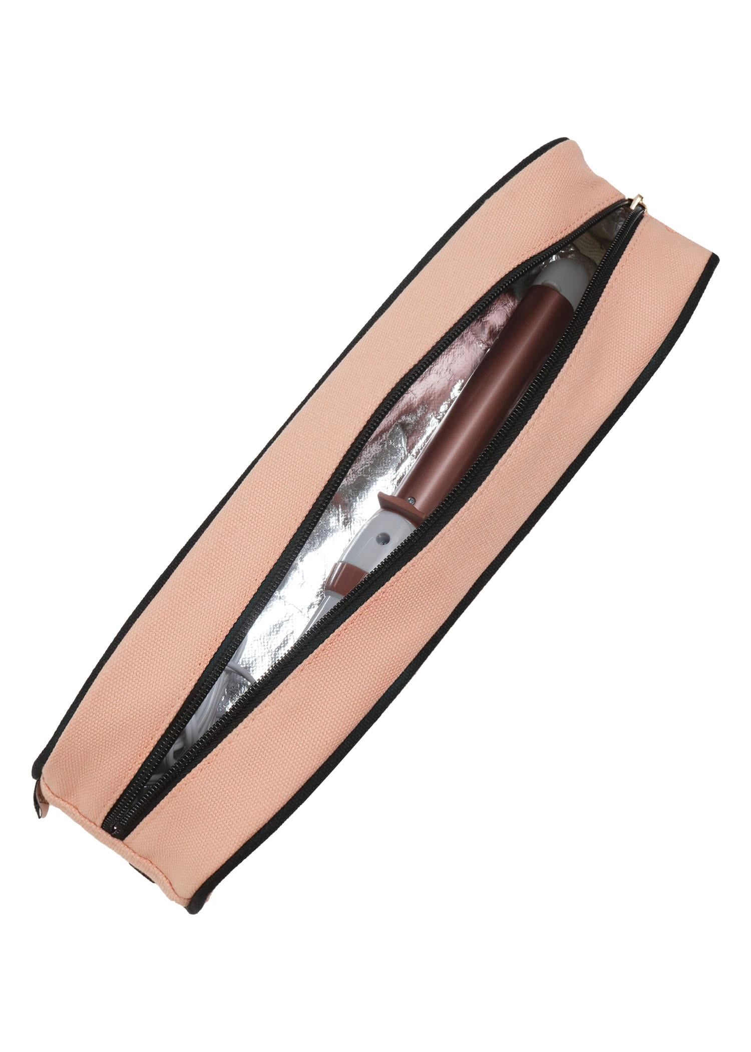 La L'Amour 16 oz Cotton Canvas Heat-Resistant Hair Tools Case - Blush